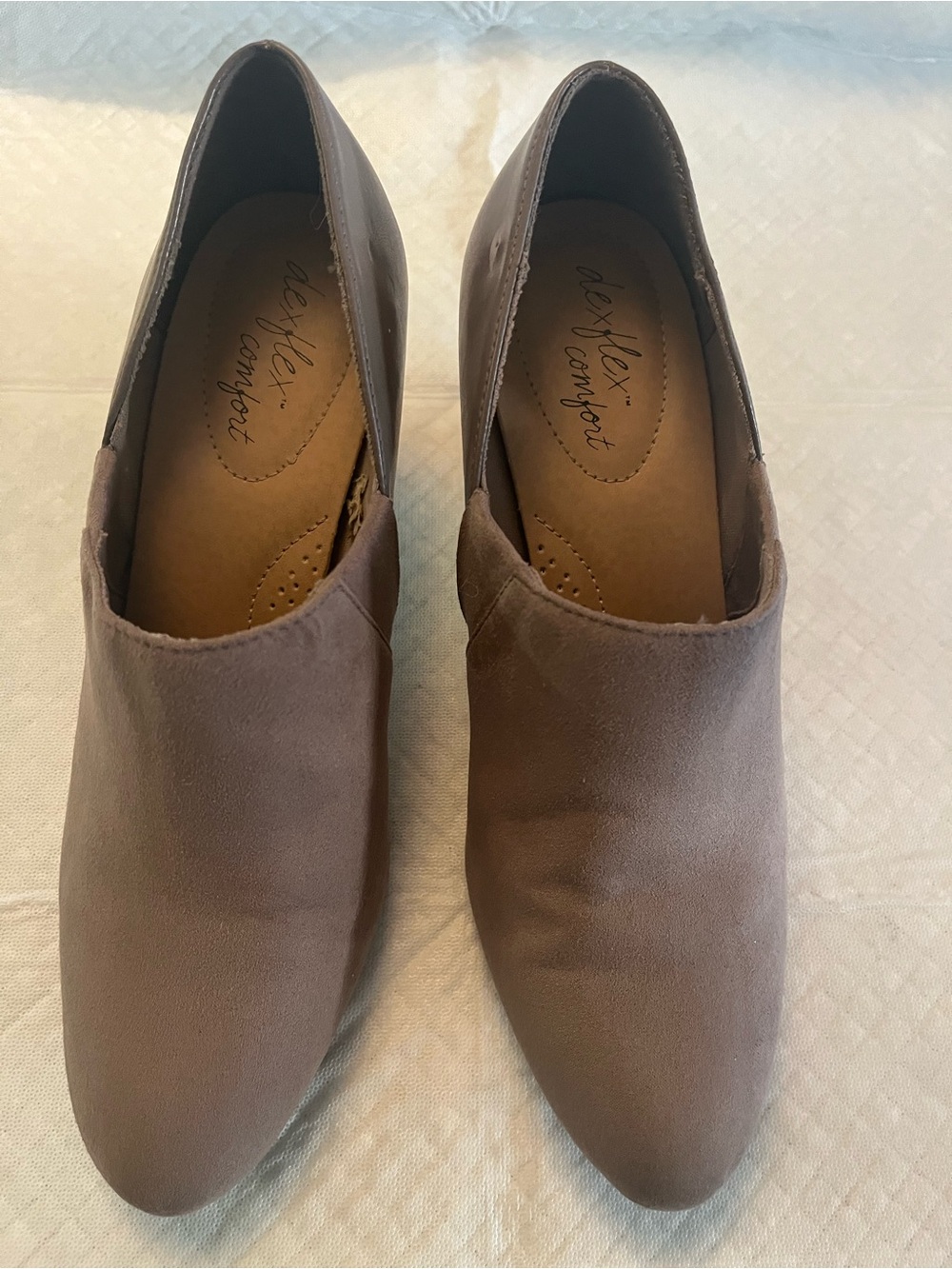 dexflex comfort Brown Slip-On Mule